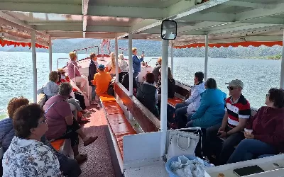 Hajókirándulás a Shkodrai tavon